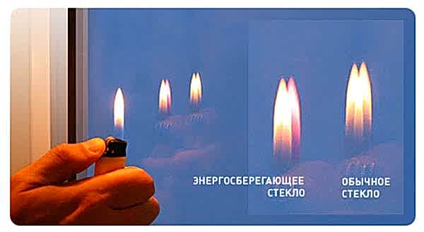Проверка энергосберегающего окна